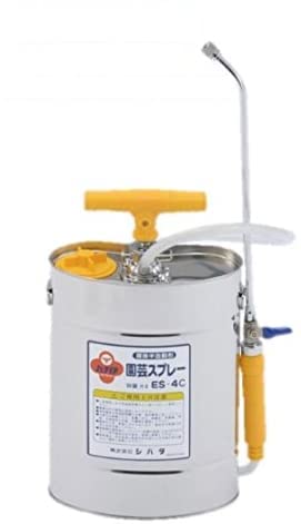 Amazon.co.jp: ステンレス製 肩掛け式噴霧器 4L 人力噴霧器 ES-4C ハチ